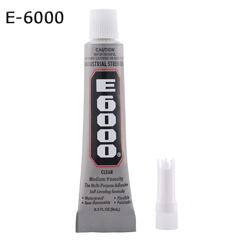 100% Genuine ! 10 Tubes E6000 Glue 9 ml Used For Fabric Rhinestone Jew